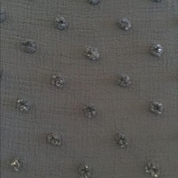 Bell sleeve navy textured blouse - Picture 2 of 4